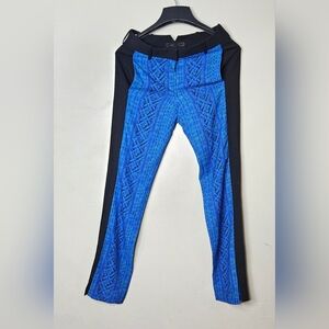 💜BCBG MAXAZRIA Monique Blue and Black Dress Pants Size XS💜🩷